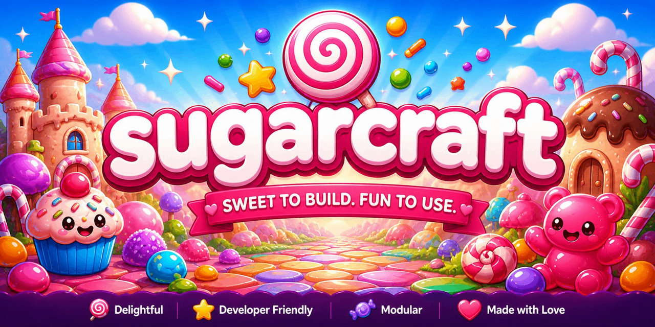 SugarCraft — sweet to build, fun to use